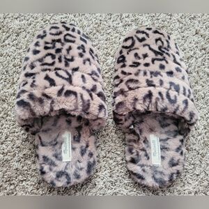 Madewell Slippers House Shoes Slip On Mules Cheetah Leopard Brown Black Size 8